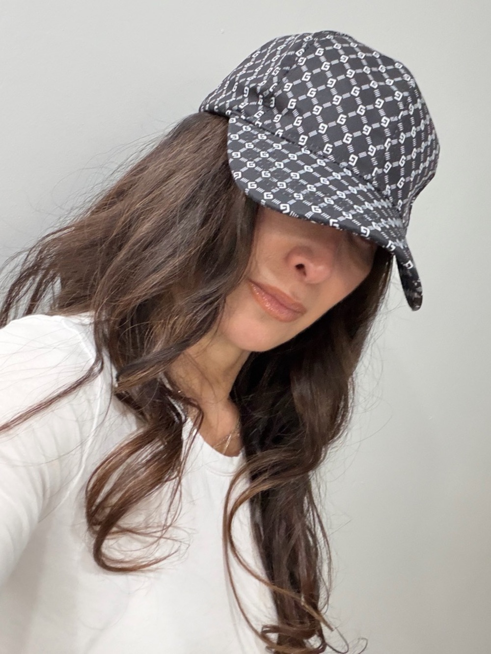 ShopEvelynne Black & White Monogram Baseball Cap